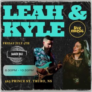 Leah & Kyle event poster