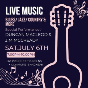 Duncan MacLeod and Jim McCready event poster